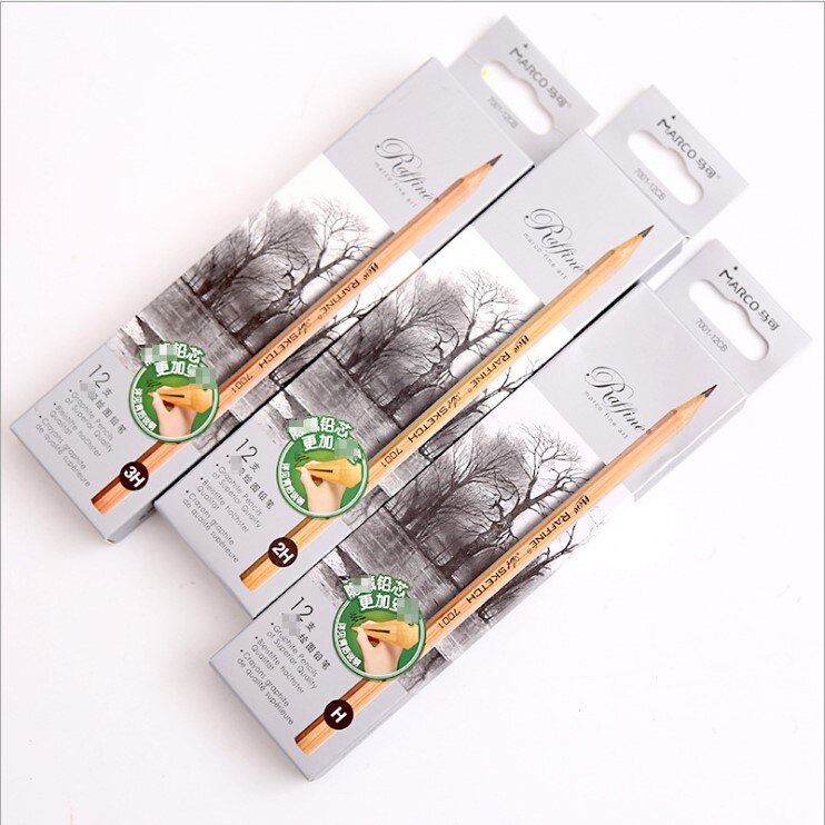 Drawing Carbon Sketch Charcoal Pencil2h, 3h, h, HB, b, 2b, 3b, 4b, 5b, 6b, 7b,8b