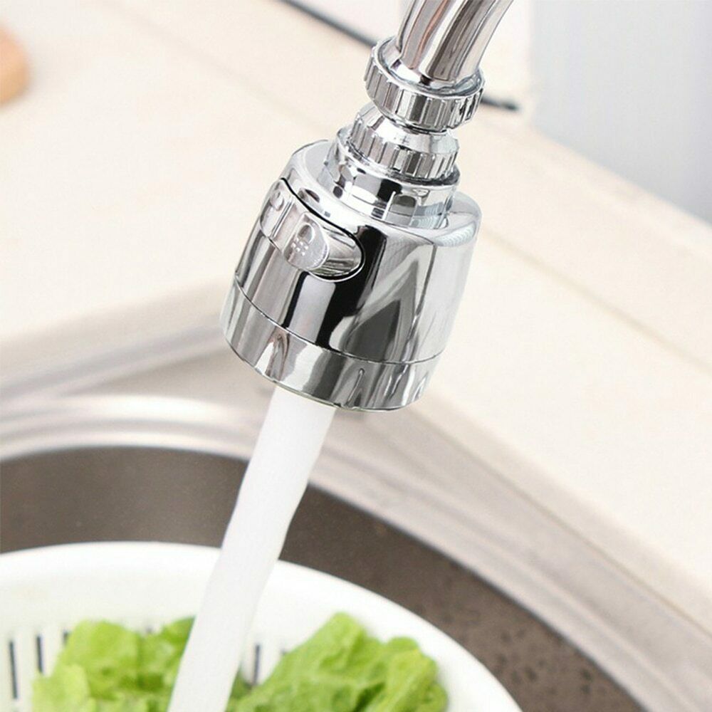 Grifo de cocina de acero inoxidable 360 giratorio, extensor de filtro, alcachofa de ducha, baño de cocina, fregadero de Ducha