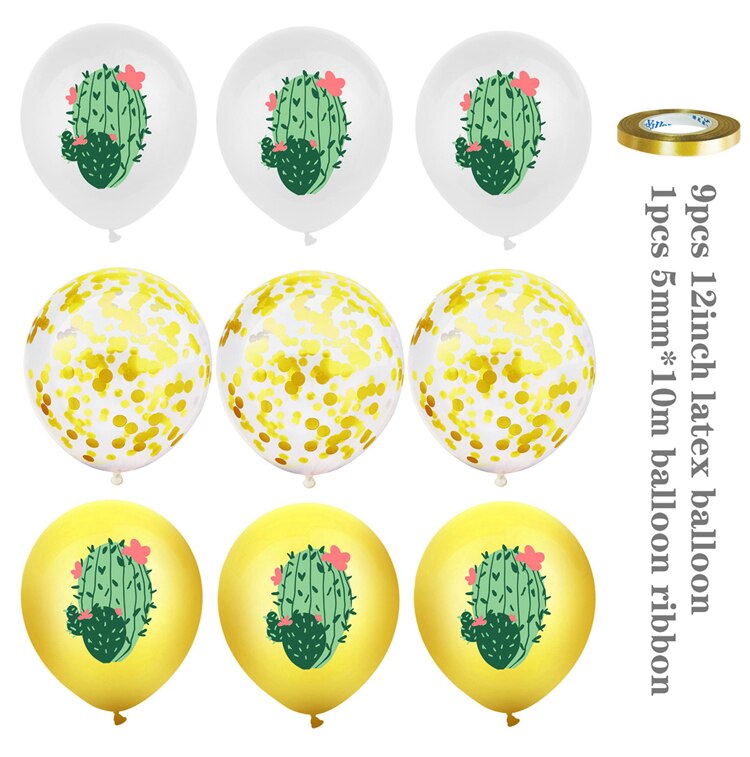 Hawaii Party Banner Balloons Aloha Happy Birthday Decorations Hawaiian Party Supplies Summer Tropical Flamingo Party Favors: 3