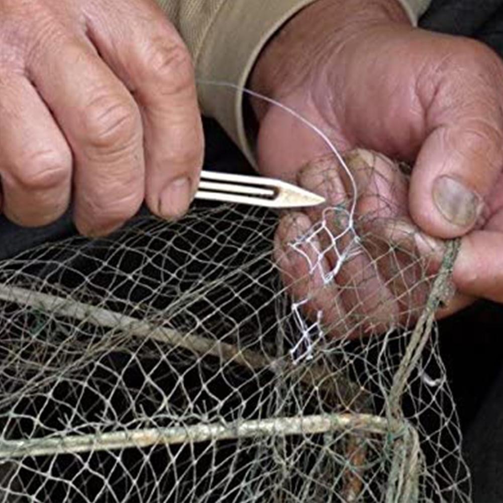 8 stk nål plast garn skyttel fiske reparasjon garn linjen verktøyet skyss reparere veving reparasjon garn fiskenett tilbehør