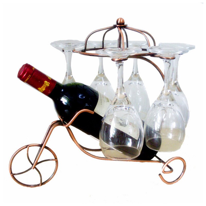 y delicado soporte de copas de vino tinto para colgar de la Copa boca abajo estante de exhibición de copas