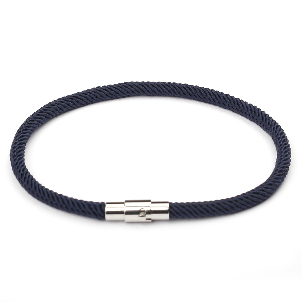 Enkele Verkoop Kleur Nylon Magneet Sluiting Dating Mannen En Vrouwen Hologram Armbanden Banket Dagelijks Armband