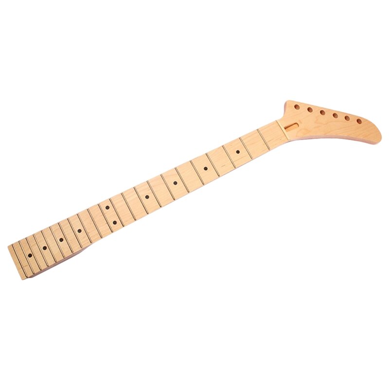 Dark Flame geroosterde esdoorn hals, 22 roestvrij staal, ST satijnen hals, medium jumbo Jescar-frets, speciale elektrische gitaarhals - België