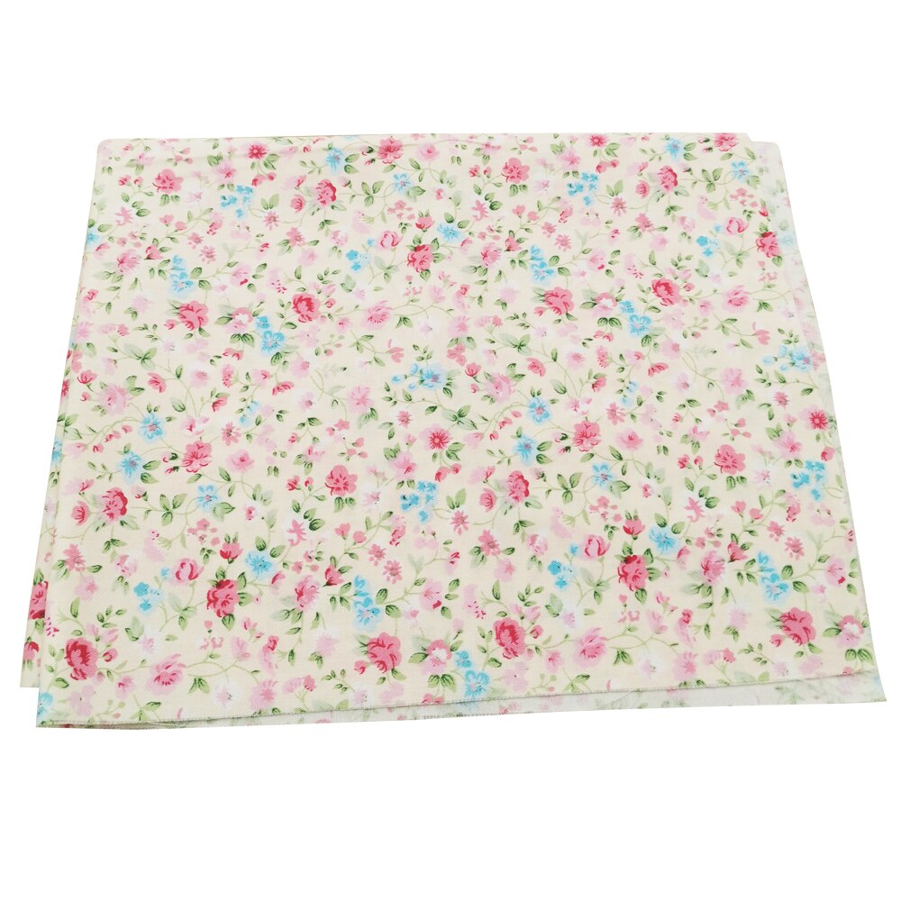 5 Pcs Elegante Rose Katoen Stof Gedrukt Serie Bundels Comfortabele Diy Quilten Patchwork En Ambachten Doek 20X25 cm