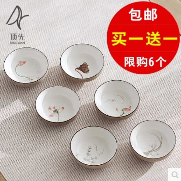 Jingdezhen håndmalede keramiske kopper dingzao keramiske kopper ming cup kung fu kopper tyk enkelt kop