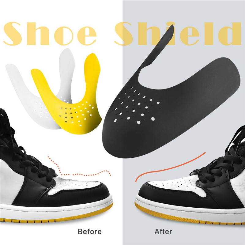 1 paire ultime chaussure bouclier Sneaker soin Anti-fissure prévention chaussures casquette bouclier baskets accessoires hommes Anti-pli pli chaussures