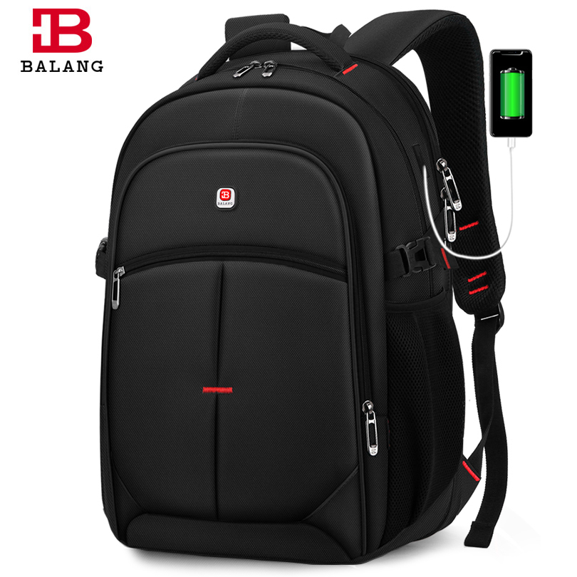 BALANG Laptop Backpack Men Women Bolsa Mochila for 14-17Inch Notebook Computer Rucksack School Bag Backpack for Teenagers