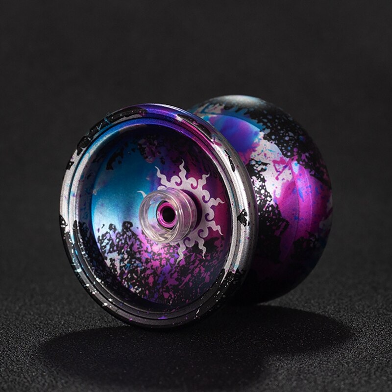 Unresponsive Yoyo Yoyo for Kids,Aluminum Alloy Beginner Yo-Yos Ball for Yoyo Players with 10 Yo Yo Strings