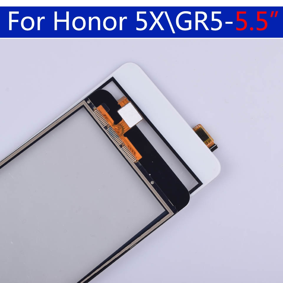 5.5" Touchscreen For Huawei Honor 5X Touch Screen Panel Sensor Digitizer For GR5 KII-L21 L22 L23 L03 L05 Display Glass Lens