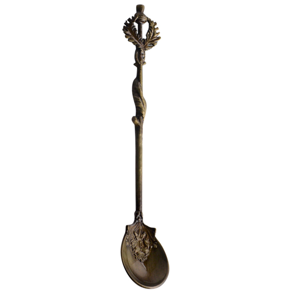 Keuken Lepel Luxe Vintage Koninklijke Paleis Gesneden Mini Thee Koffie Lepel Ijs Dessert Lepel Theelepels Keuken Gadgets: C
