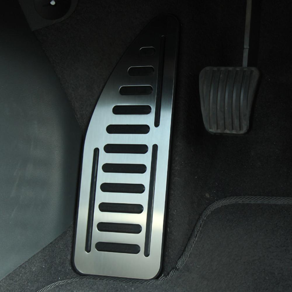 Stainless Steel Car Foot Rest Pedal Footplate Cover Car Pedal Pads for Ford Focus 2 MK2 Kuga Escape Footboard