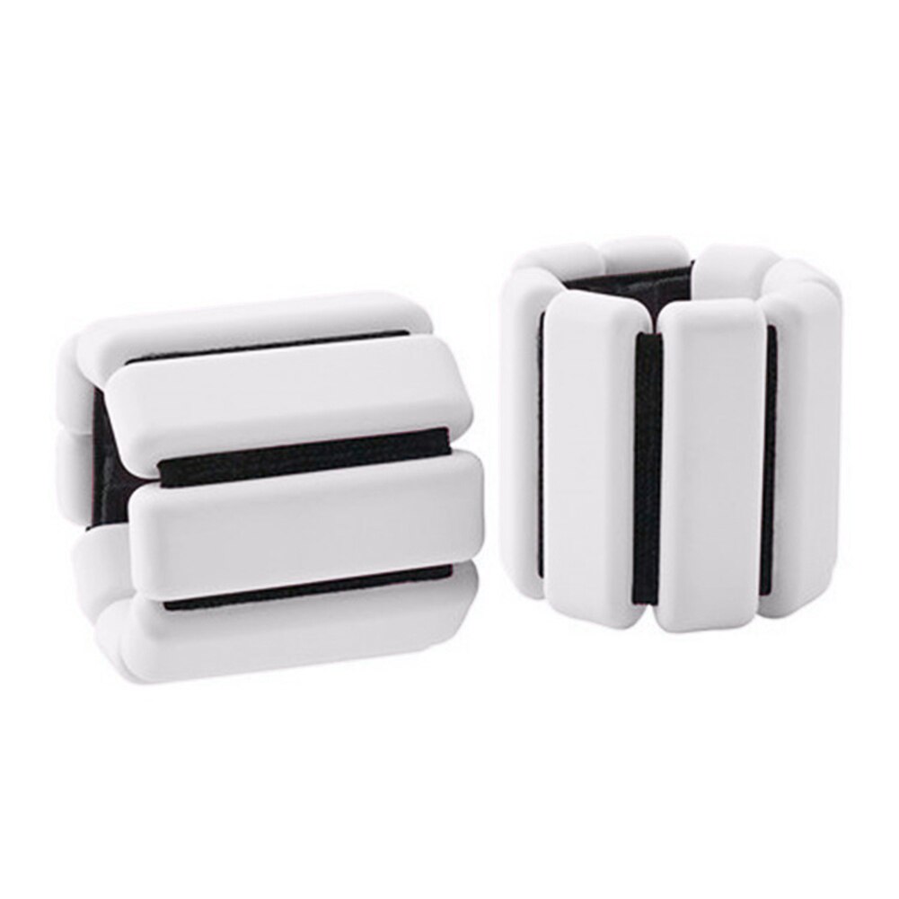 Weight Training Bracelet Exercise Bracelet Sports Accessory Silicone Adjustable Wrist Band Run Strengthen Strap: White