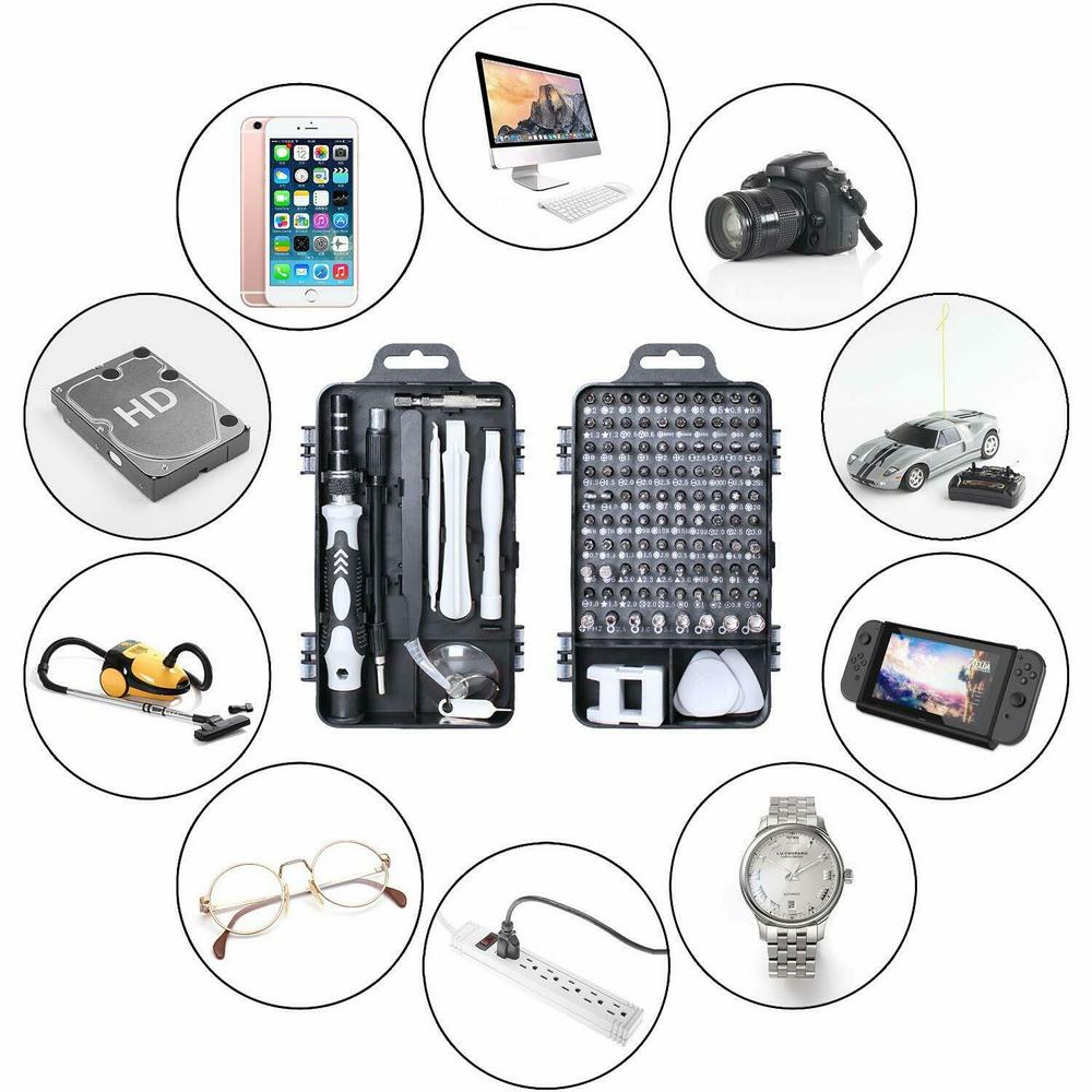 1 Repair 115 In Tool Set Magnetics Precision Screwdriver Set Fit Computer Pc Phone Repair Tool Set Kits