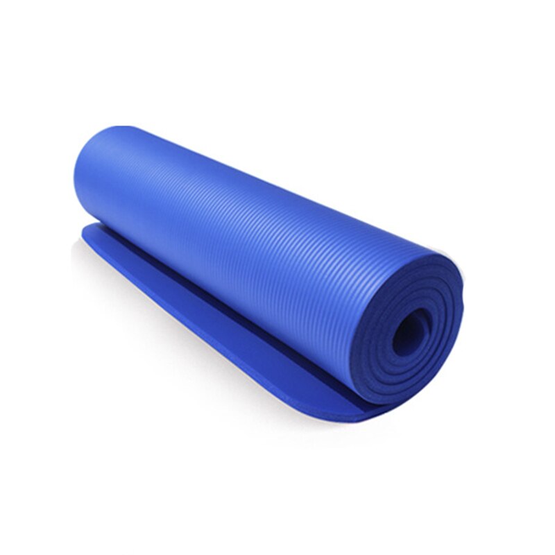 Natuurlijke Rubber Esterilla Tapete Tapis De Yoga Matten Acupressuur Fitness Massage Gym Workout Sport Mat Band Gymnastiek Yogamat: blue