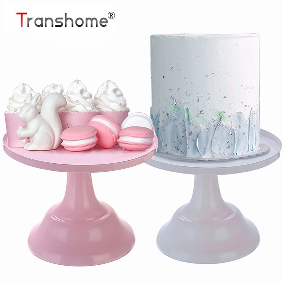 Transhome kakestativ 8/10 tommers metall bryllupsrekvisitter høyt kakebrett dessertstativ til bryllupsbursdagsfest bryllupsstativ for kake