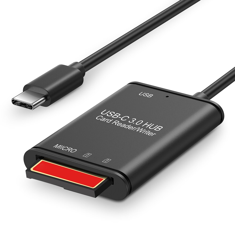 Adaptador usb 3.1 c para usb 3.0 otg, acessórios domésticos de computador leitor de cartão tf digital para laptop e telefone