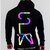 Réfléchissant Sweat À Capuche Pour Homme Sweat Streetwear Coton Réfléchissant Noir Sweat-Shirts Hommes Hip hop À Manches Longues: Black / L