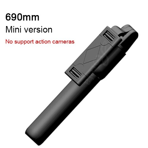 Roreta Tragbare Drahtlose Bluetooth Selfie Stock mit Stativ Erweiterbar Faltbare Einbeinstativ für iphone x 11 Mini Aktion Kamera: Mini Ausführung