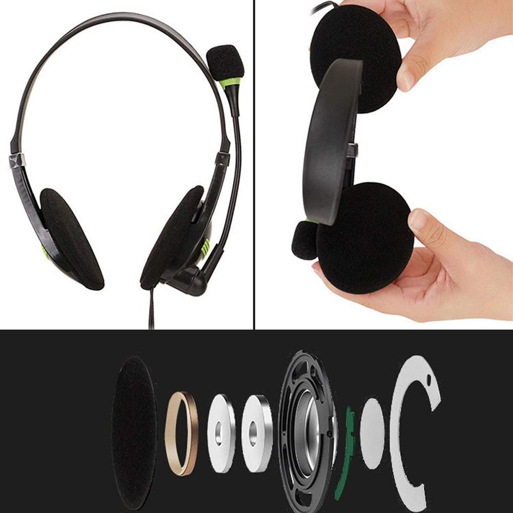 USB Telephone/Computer Headset with Microphone Noise Cancelling and Volume Controls for Computer Laptop PC