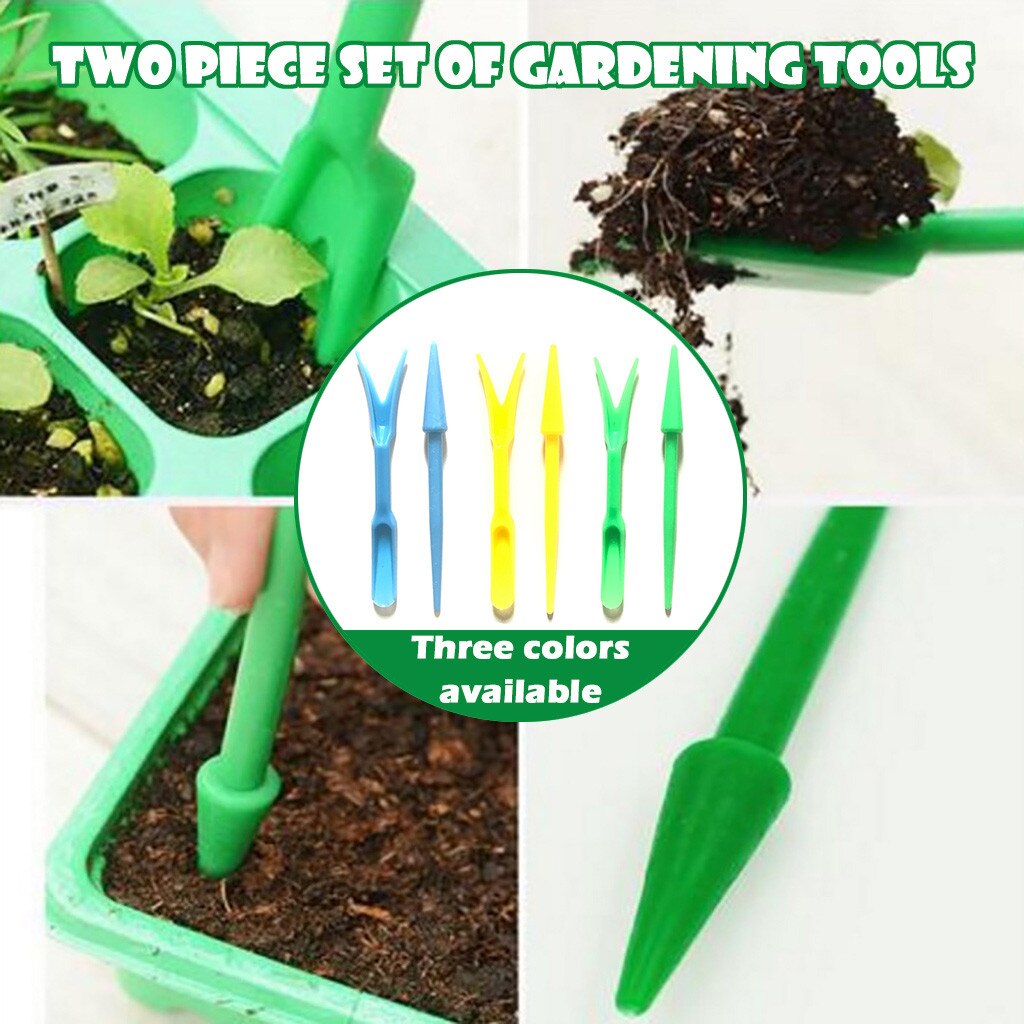 Transplanting Device Planters Digging Tool Seedling Garden Nursery Trays 2pcs