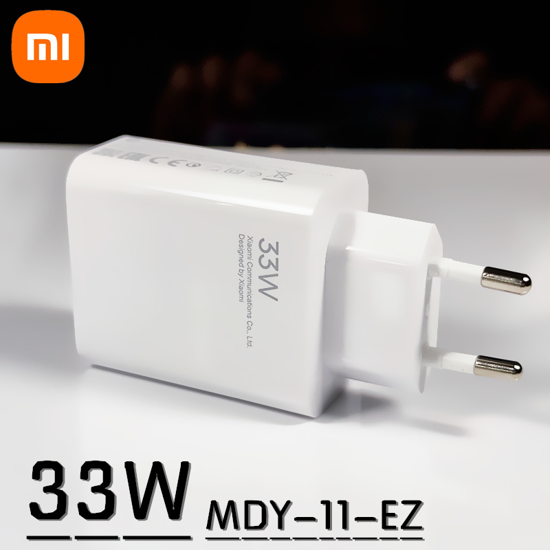 33w Charger Xiaomi eu Turbo Charge Original type C cable For Xiaomi redmi note 9 pro POCO X3 nfc Mi 10 9 note 10 10X LITE