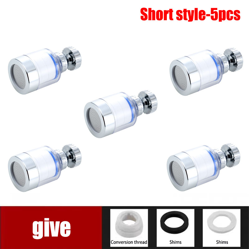 Kraan Douchekop Waterzuiveraar Meerdere Filter Nozzle Keuken Universeel Kraanwater Filter Splash Proof Head Verlenging Apparaat: Rood