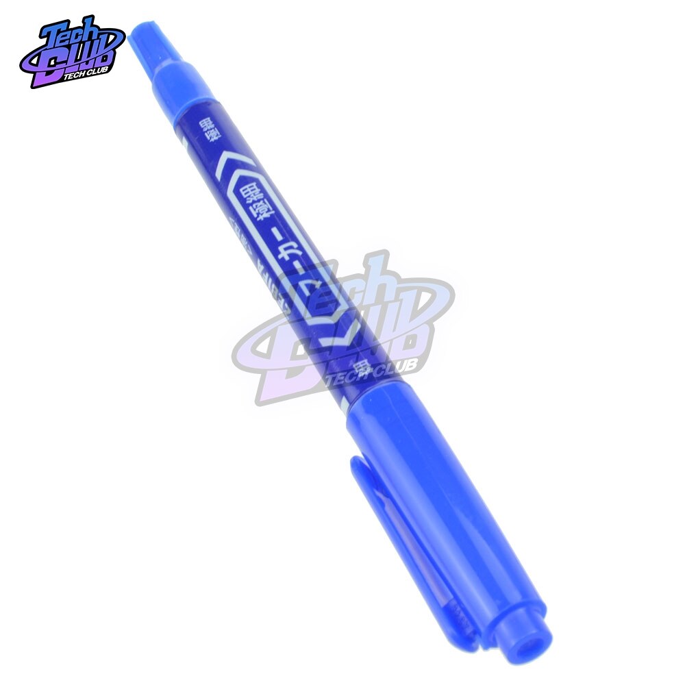 10 Stck Blau CCL Anti-ätzen PCB Leiterplatten Tinte Marker Doppel Stift für DIY PCB Reparatur CCL Gedruckt schaltplan für Arduino