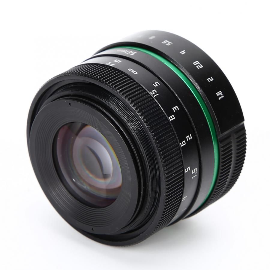 50mm F1.8 duża przysłona APS-C pół-ramka ręczne ustawianie ostrości C mocowanie obiektyw robić Sony E mocowanie robić kanon ef-mmount robić montażu Fuji FX itp.