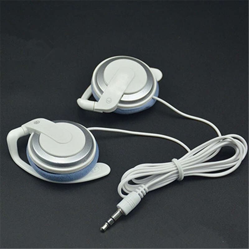 Sport Wired Headphones Earphone 3.5mm Stereo Running Earphones Earbud Universal For Mobile Phone Sony Samsung Computer MP3 4: white