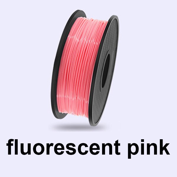 3D Printer Filament PLA 1.75mm 200g/Roll Plastic Consumables Material 3D Filament PLA for DIY Artwork Printing for FDM Printer: 200g-Hot Pink