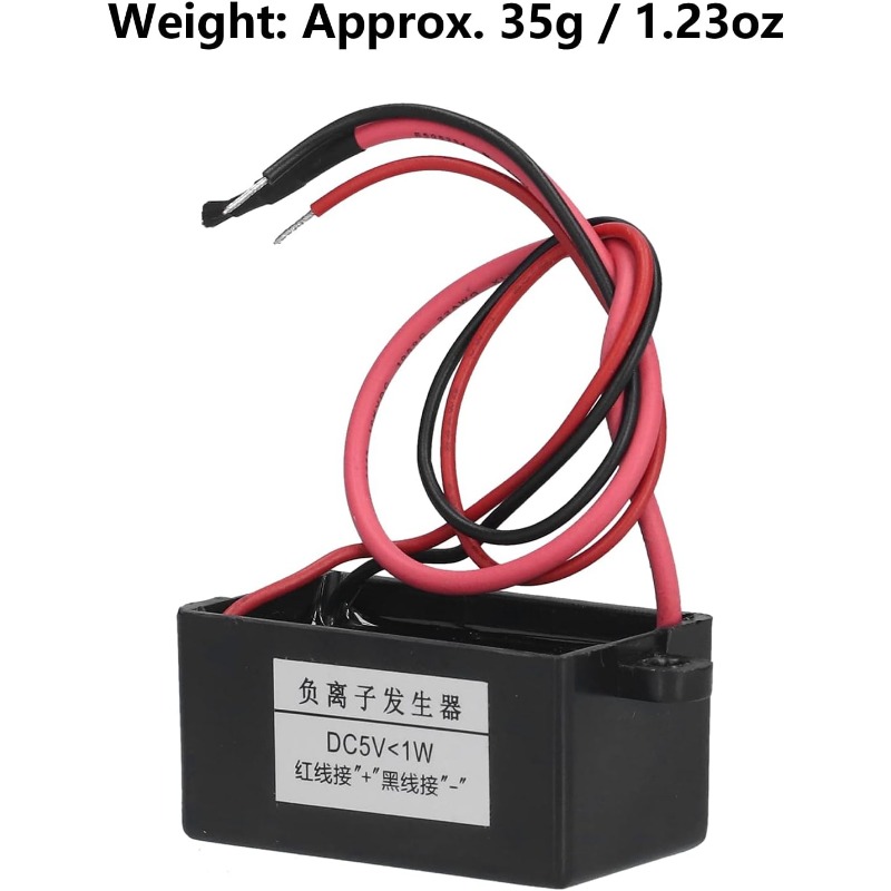 Ionizer Generator Module Anion Air Purifier Ion Generator Mini Negative Ion Generator Air Purifier Ionizer Module DC5V