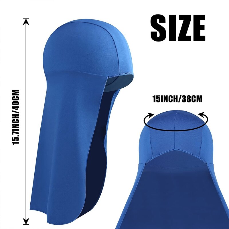 3Pcs Hard Hat Neck Shade Elastic UV Protection Sun Shade Hat Neck Shield Neck Protector to Cover