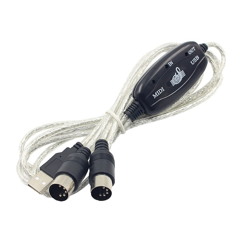 Câble convertisseur USB vers MIDI pour clavier de musique, adaptateur de Studio de musique, pour Windows et Mac