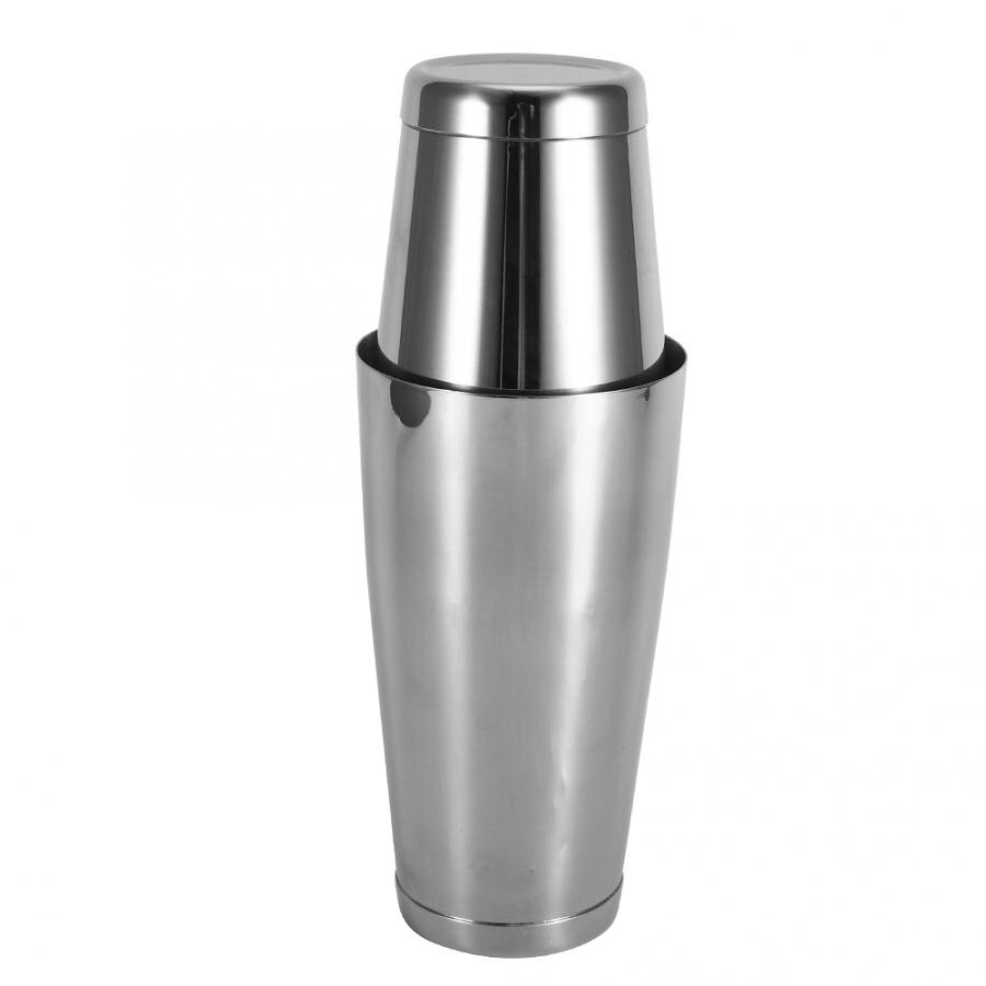 7 st silver rostfritt stål borstad bar cocktail shaker set bartender kit bar tillbehör bar club vin tillbehör
