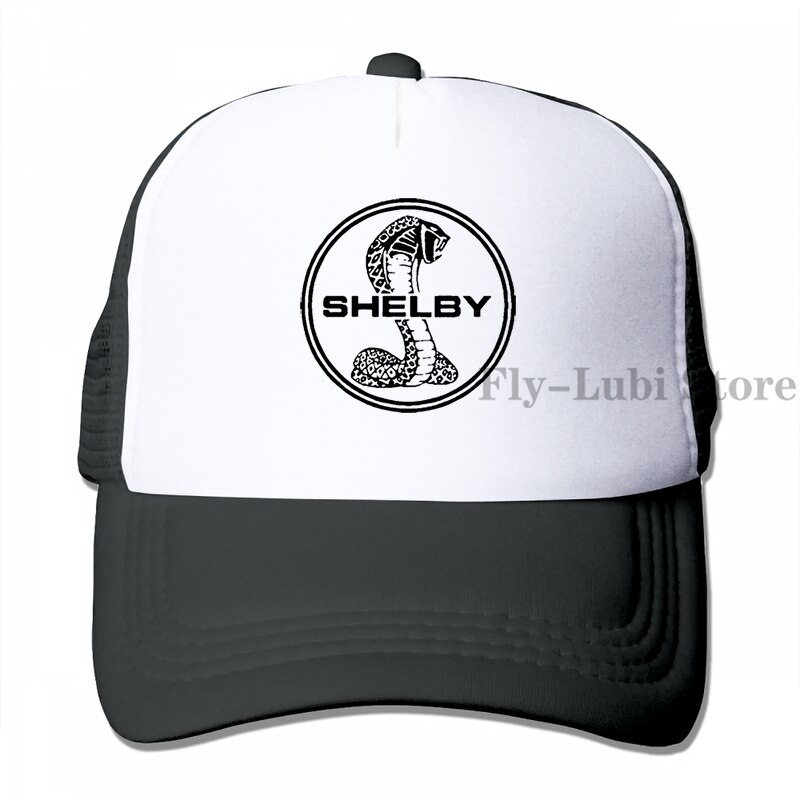 Shelby(2)-ajustable para hombre y mujer gorra de béisbol, gorras de camionero a la: 3-Black