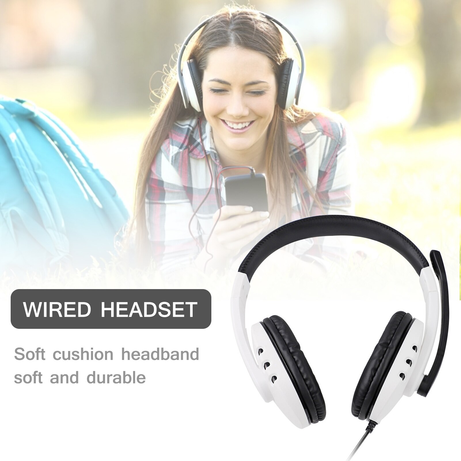 Headset Stereo Surround Plastic Head-Mounted Gaming Hoofdtelefoon Voor PS5 PS4 Pro/Slim Xbox Een Serie X/S Computer Laptop