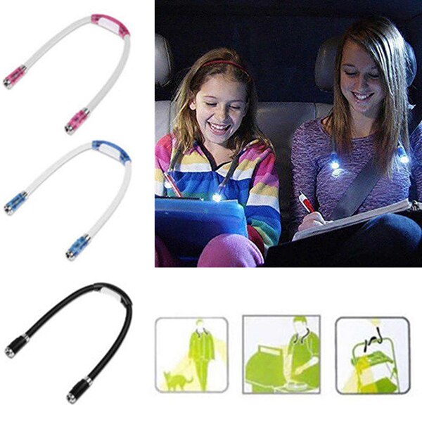 Flexible Handsfree LED Neck Light Book Reading Lamp Night Flashlight Camping Light SKD88