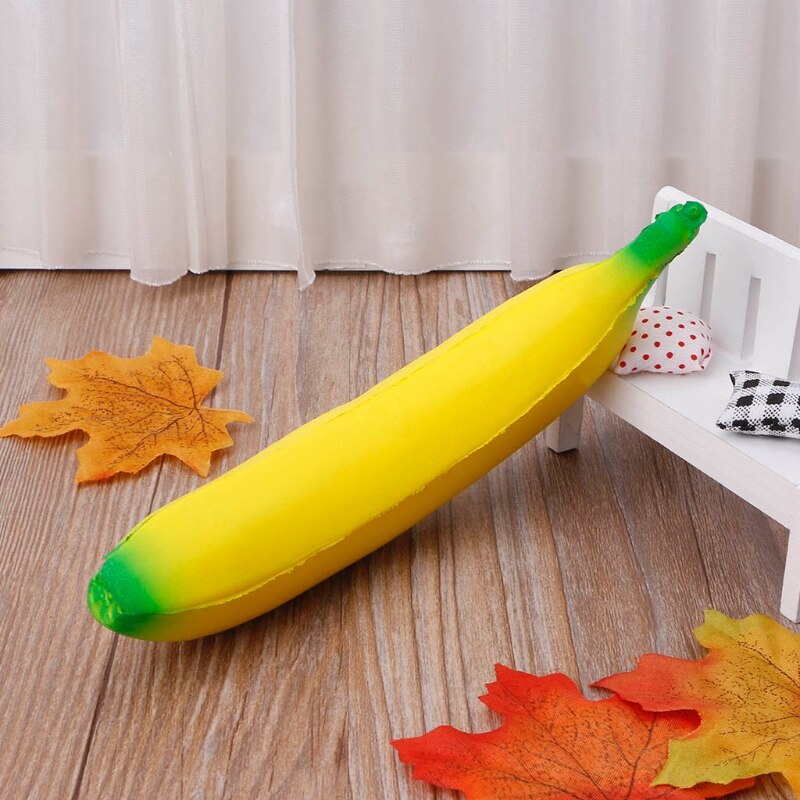 18CM Simulation Banana Squishy Toy Slow Rising Squeeze Stress Decompression Doll Adults Kids tress Relief Squeeze Toys