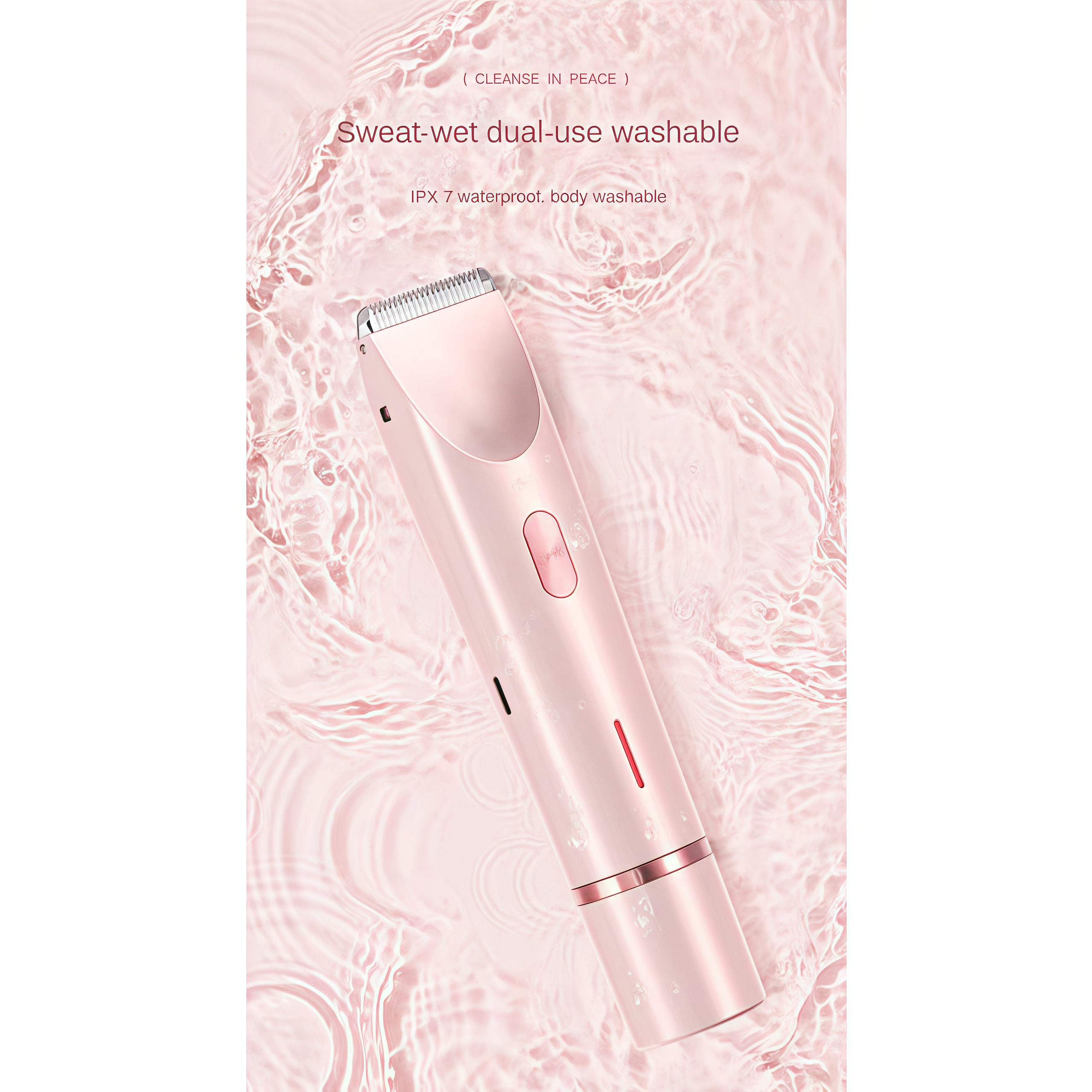 2025 Novo aparador de biquíni elétrico 2 em 1 para mulheres – Depilação facial e corporal, duas cabeças, ideal para pubianos, rosto, unde