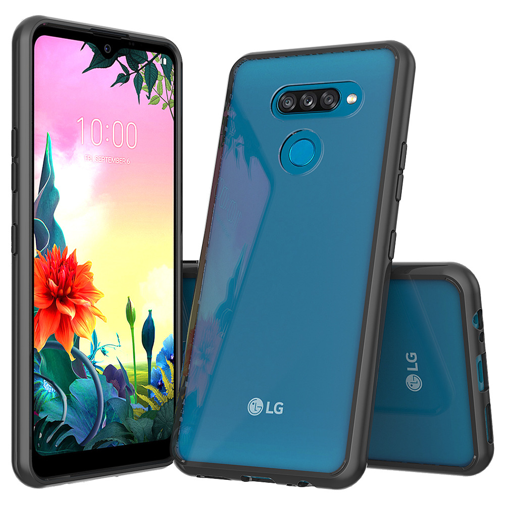 Funda transparente para LG K50S K40S K50 K40, funda TPU blando + PC duro bolso de La Manga del teléfono funda híbrida a prueba de golpes