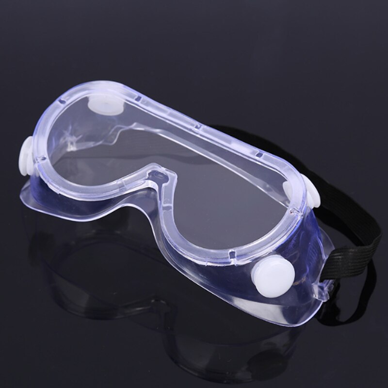 Faltbare Anti-Virus Schutzbrille Anti-Tröpfchen Auge Schutz Winddicht Labor Gläser Voll Klare Vision Objektiv Einstellbare Brillen: 1PC B
