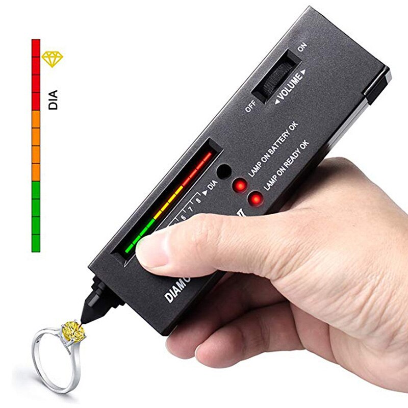 1Pc V2 Professionele Hoge Nauwkeurigheid Diamond Tester Gemstone Gem Jewelry Watcher Selector Tool Led Diamond Indicator Test Pen