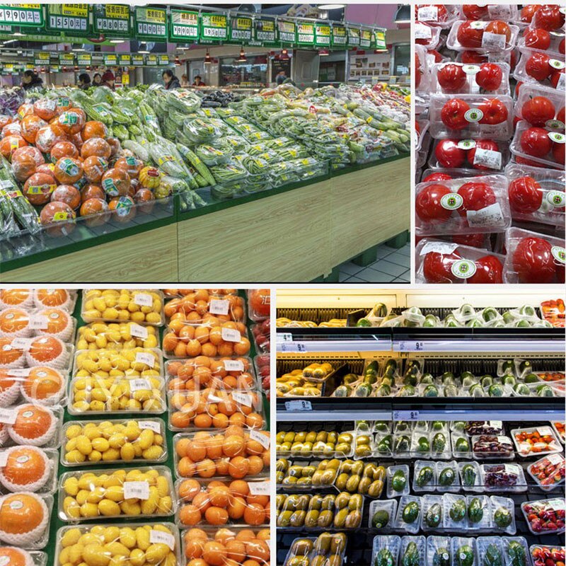 Supermarket sealing machine Vegetable and fruit packaging film packaging machine Fresh food baler with cutting