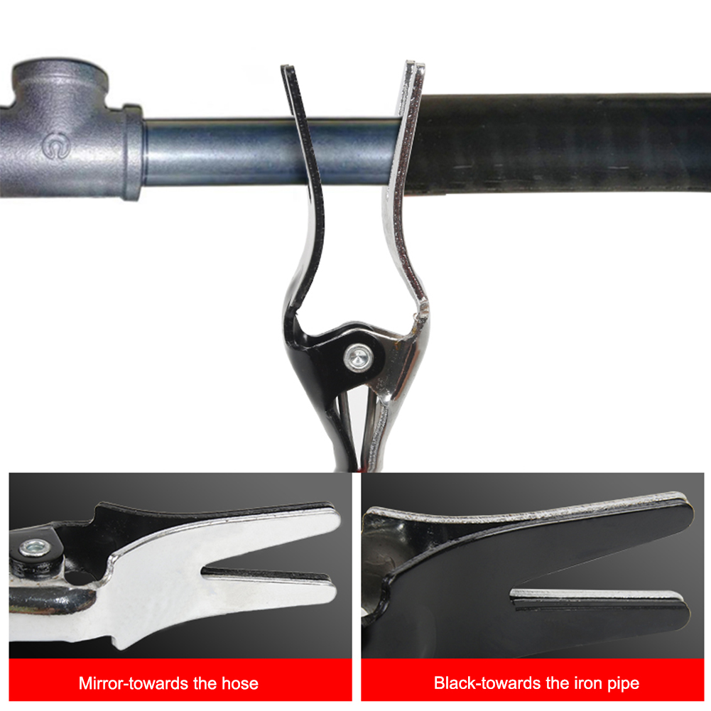 Angled Auto Fuel Vacuum Line Tube Hose PVC Dip Coated Handle Remover Separator Pliers Pipe Suitable Trachea Fuel Tube Water Pipe