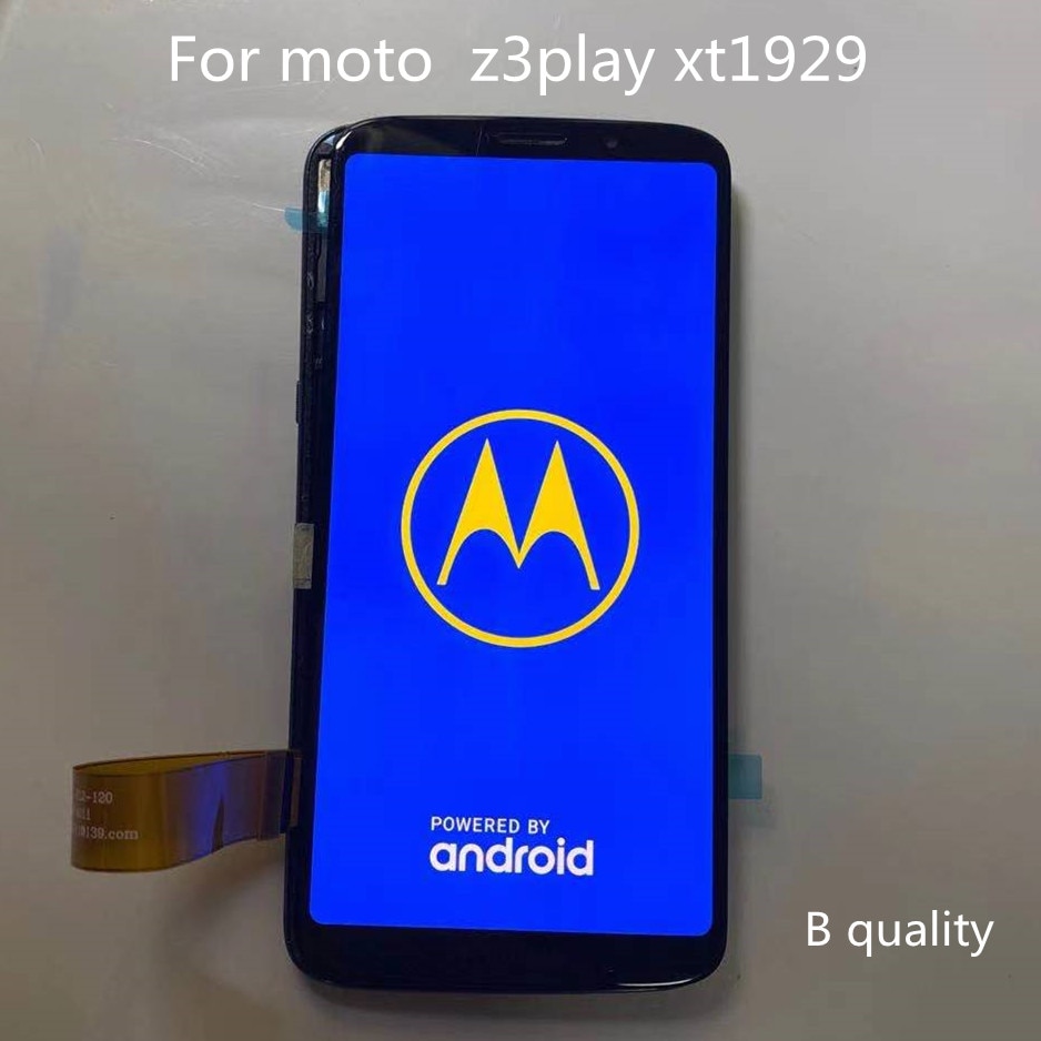 Écran LCD AMOLED pour Motorola Z3 Play, panneau d'affichage tactile, B