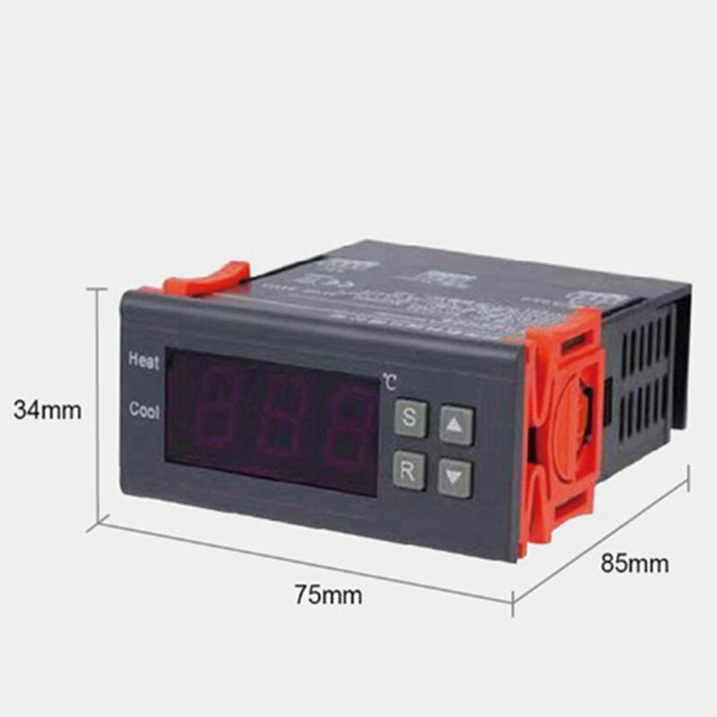 Controlador De Temperatura MC701, MC701, Controlador De Temperatura PID Digital, Tipo K, Relé De