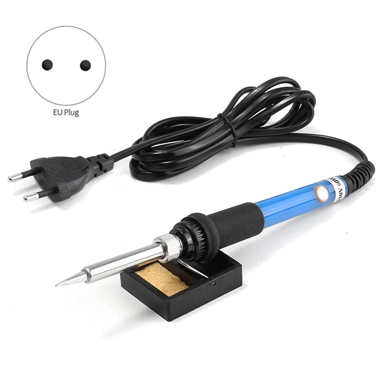 20Pcs Electric Soldering Iron Welding Tool Kit 110V 60W Control Welding Station Tip Case