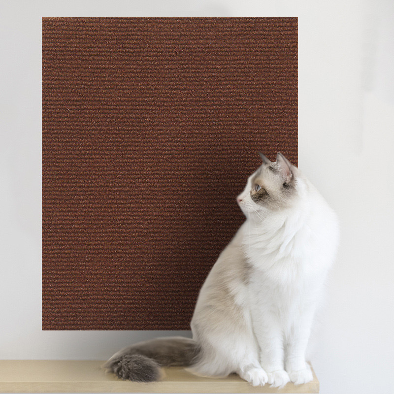 Wand selbstklebend Anti-Katzen-Kratz-Sofa DIY Katzen Kratzschutz Pfoten schärfen trimmbar Teppich Katzen Kratzbrett ﻿: M / Grau