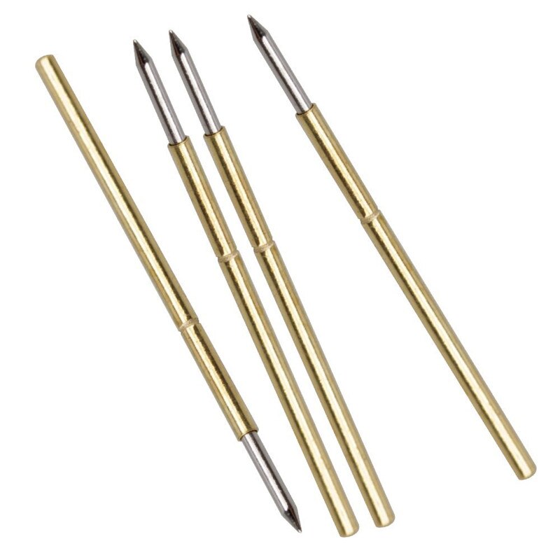 100 kpl  p50-b1 jousimittausanturi pogo pin dia 0.5mm pituus 16.35mm