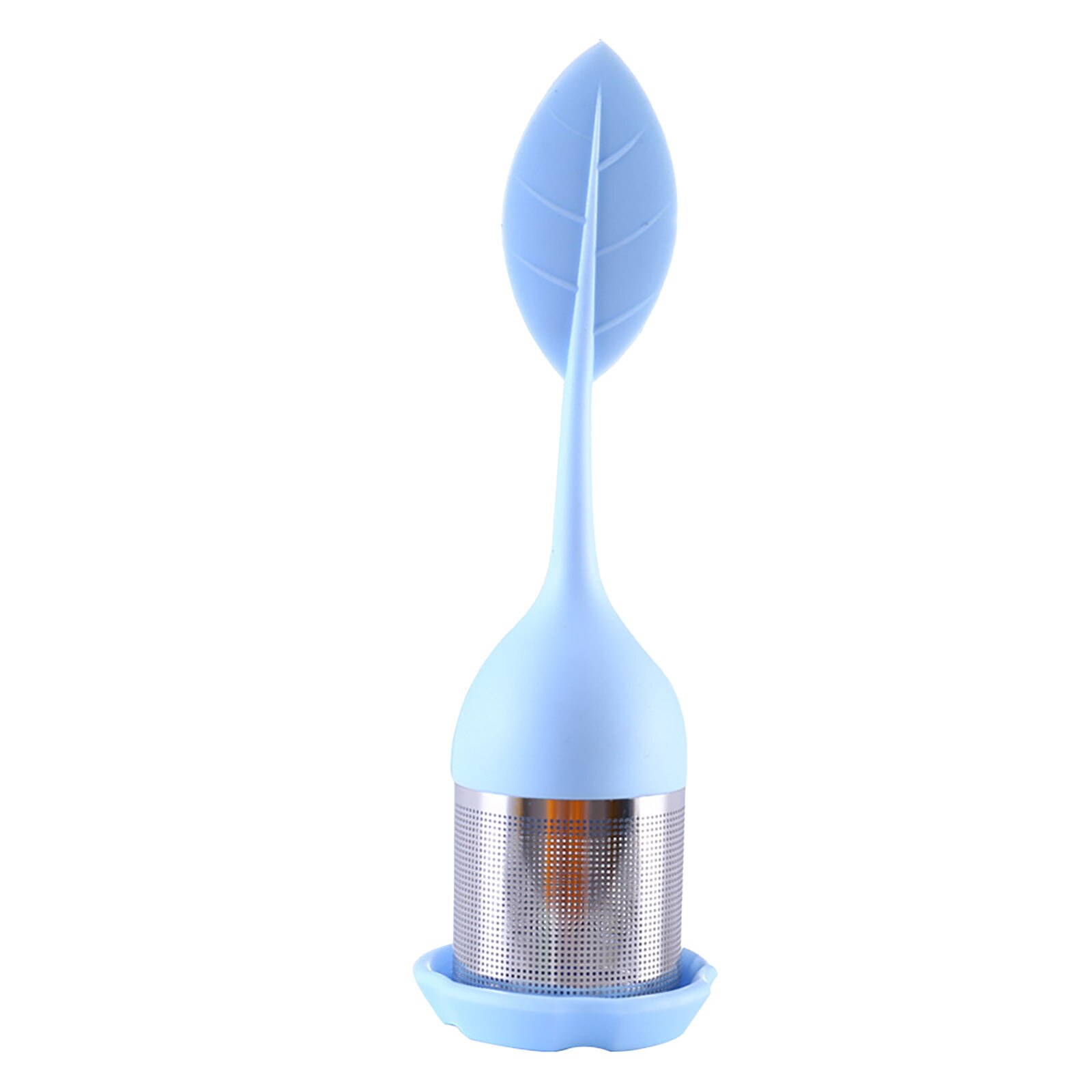 Infusor de té de silicona, colador de hojas de bola de té para elaboración de cerveza, dispositivo de filtro de especias a base de hierbas, herramientas de cocina, accesorios de té, 1 ud.